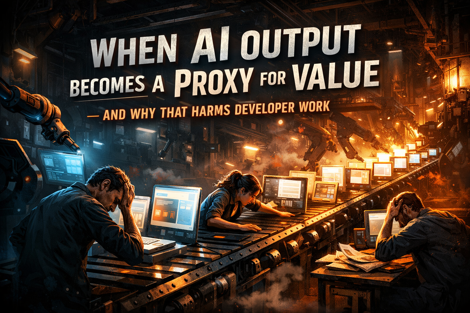 Why Developers Say “AI Created More Work, Not Less” — And What It Really Means