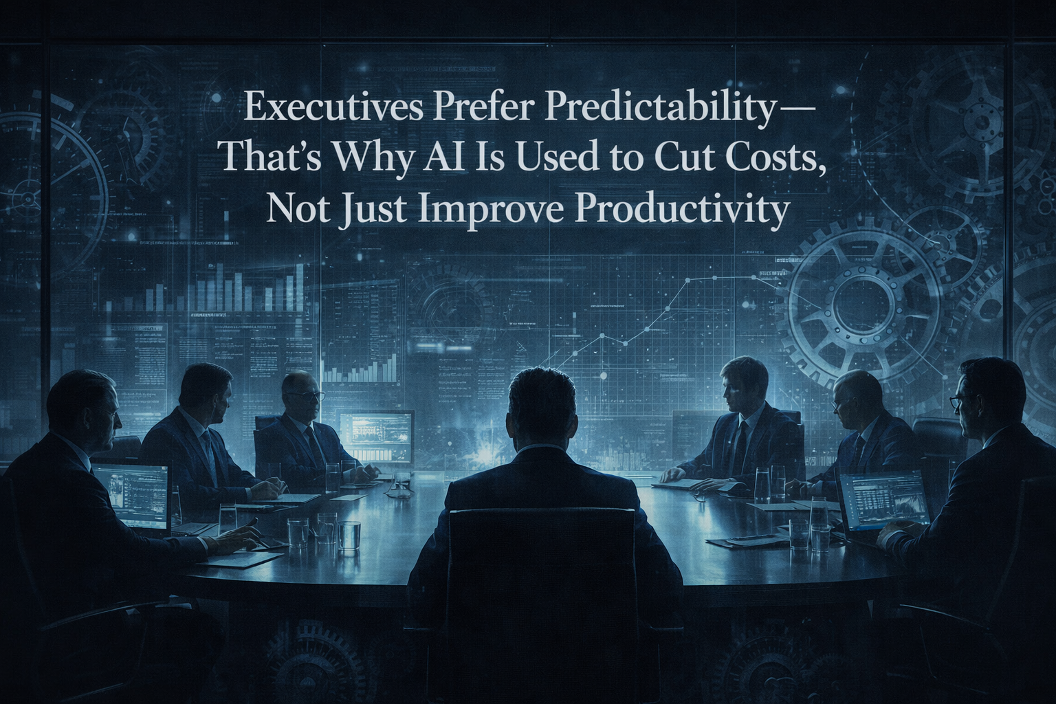 Executives Prefer Predictability — That’s Why AI Is Used to Cut Costs, Not Just Improve Productivity