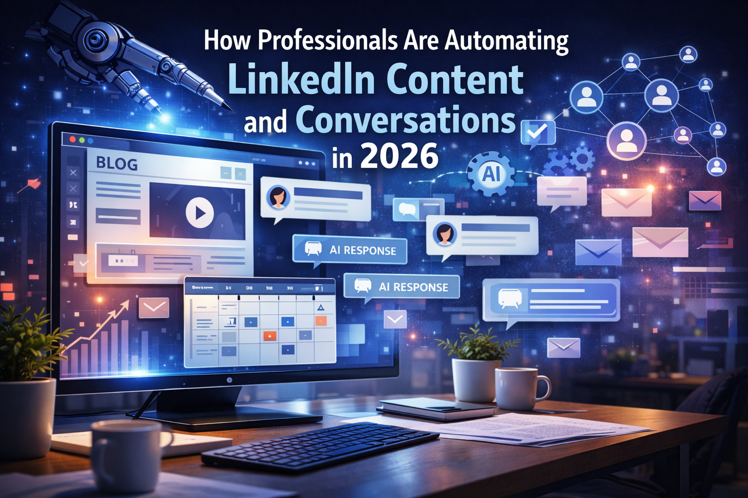 How Professionals Are Automating LinkedIn Content and Conversations in 2026